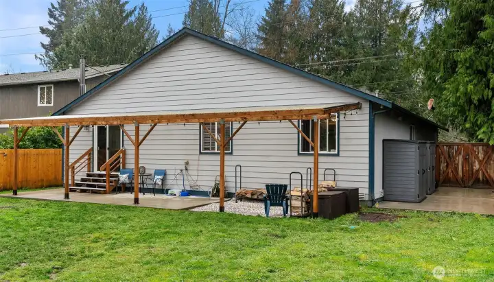 Two newer storage sheds are included