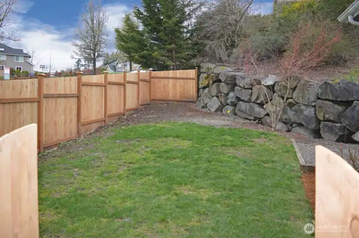Fully Fenced Yard,
