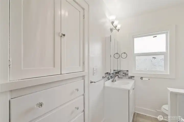 Remodeled bathroom
