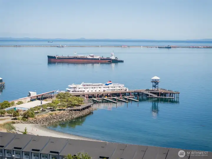 Coho Ferry, 1 block away!