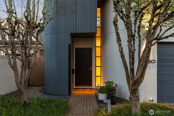 The seamless integraton of structure and landscape invite you