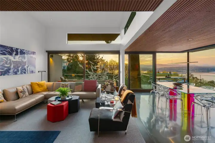 Easy living and socializing with open, warm floor plan