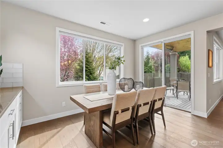 Separate Dining Area