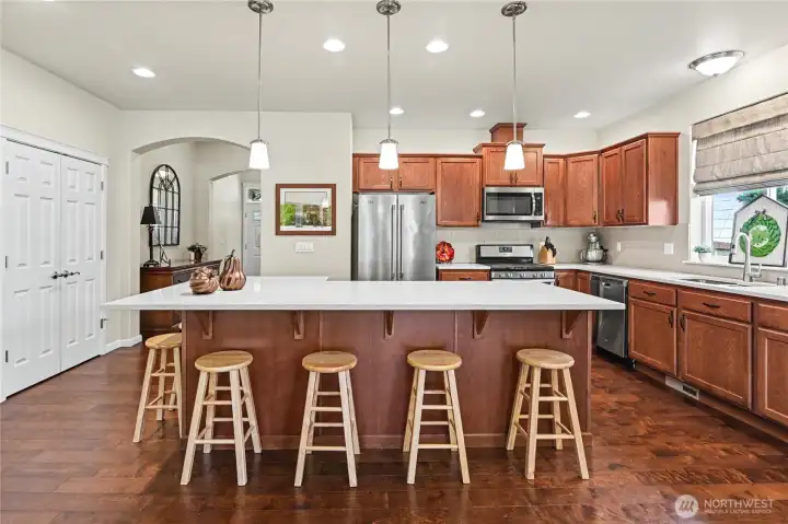 A chef's dream kitchen.