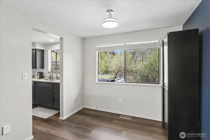 Additional dining area or living space.