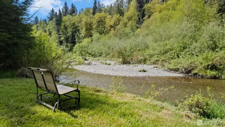 Stroll down to your own beach, fish the creek, or simply breathe it all in.