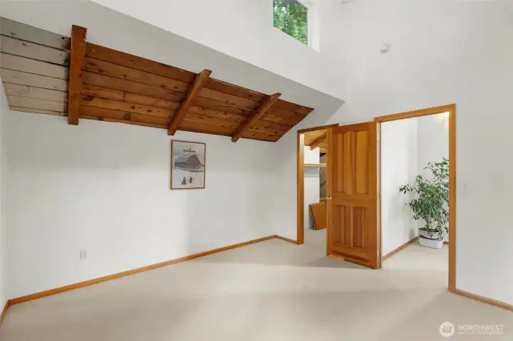 Guest Room #2 w/ vaulted ceilings