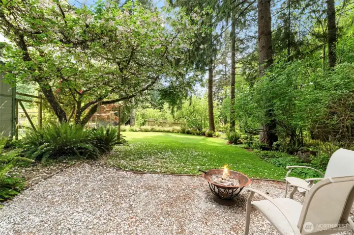 Another seating area with fire pit