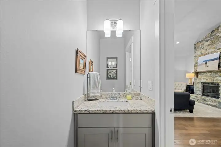 Main floor guest powder bathroom.