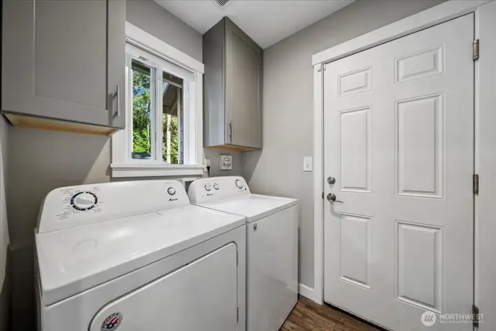 Utility room off kitchen