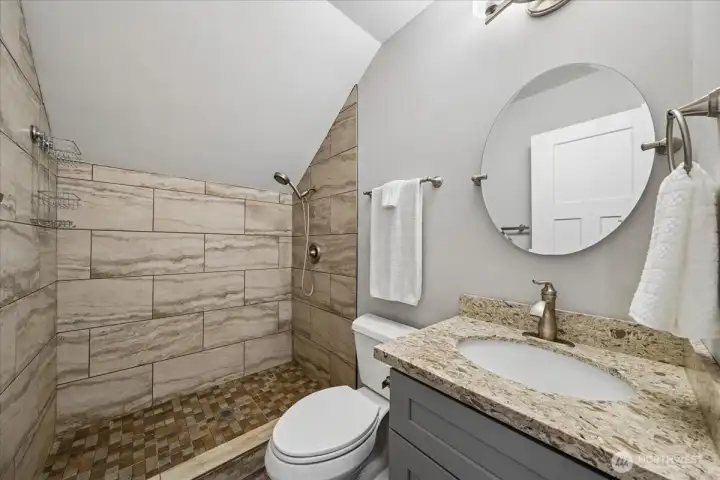 Upstairs 3/4 bath
