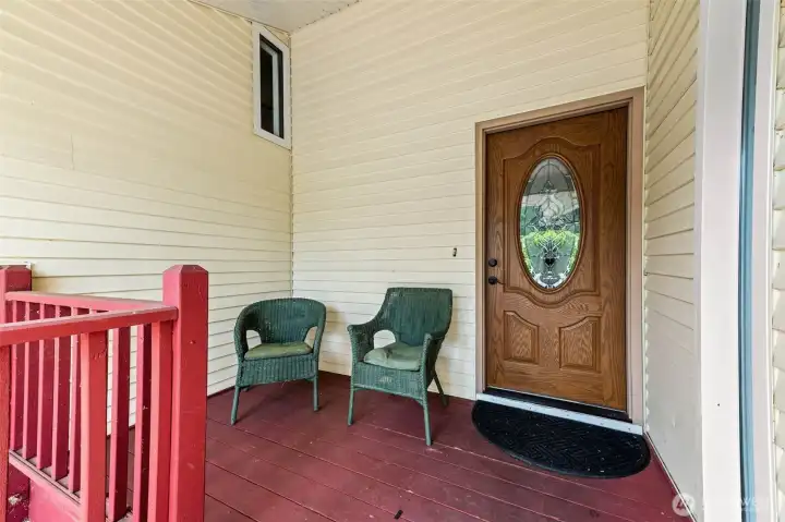Entry and front porch
