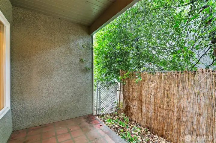 Fenced Patio Fenced Patio