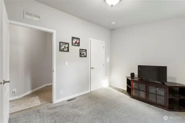 Another view of guest bedroom, on the right going down the hall.