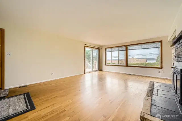 Looking West from the Living room