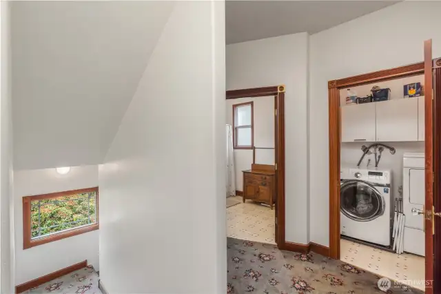 2nd story bath and laundry