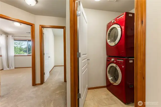 Laundry upstairs