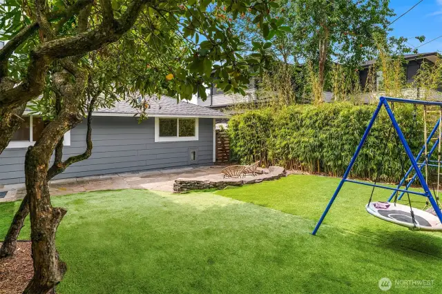 Fully Fenced Backyard