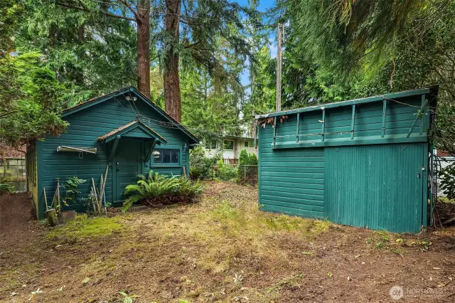 Work Shop & Former Chicken Coop