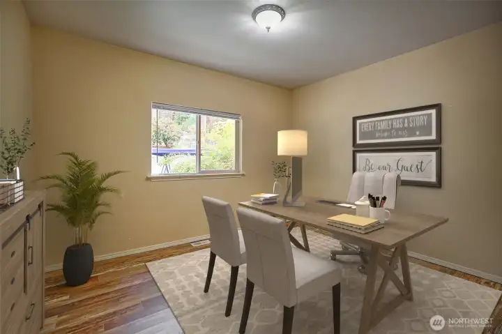 Virtually Staged: Nice size Office or Guest Bedroom #1