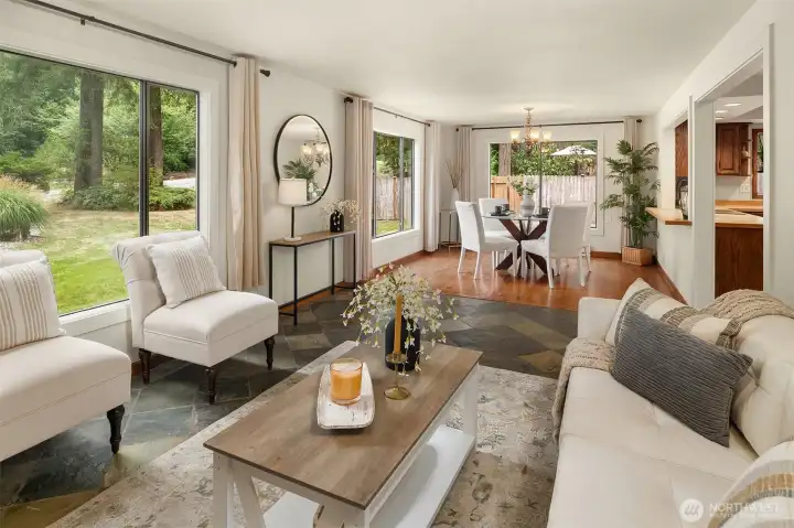 Open floor plan