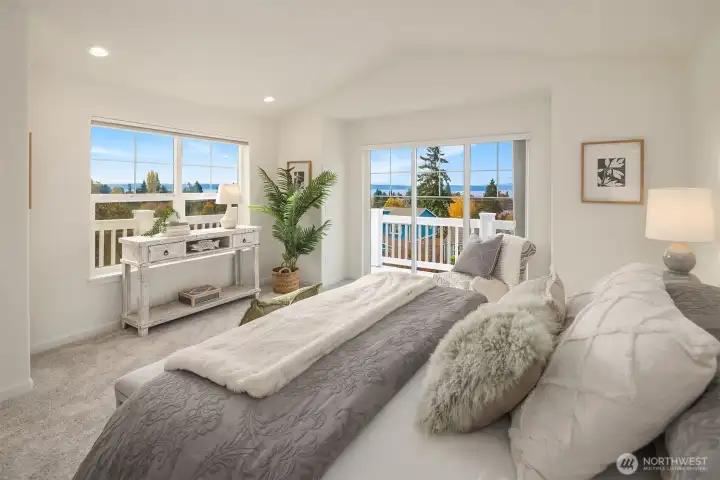 Primary with Views from Every Window