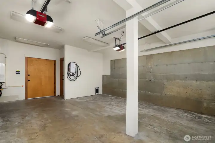 Garage with Ev Charger