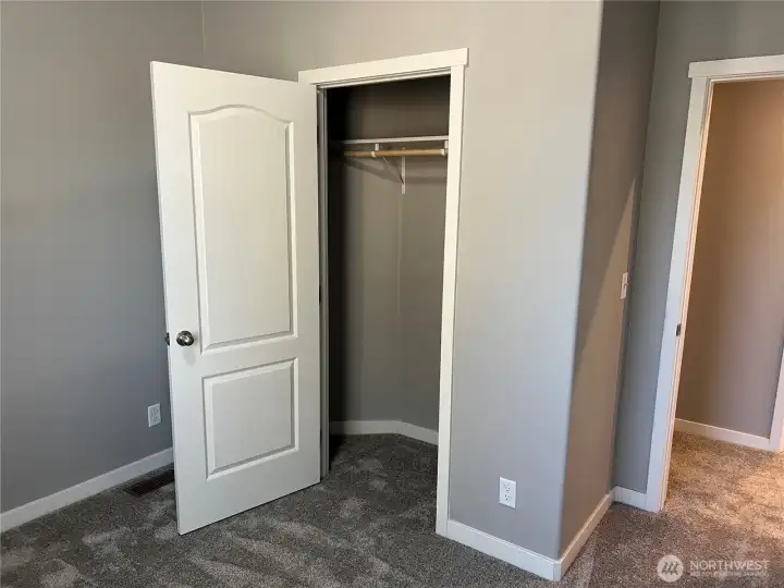 Second bedroom walk in closet.