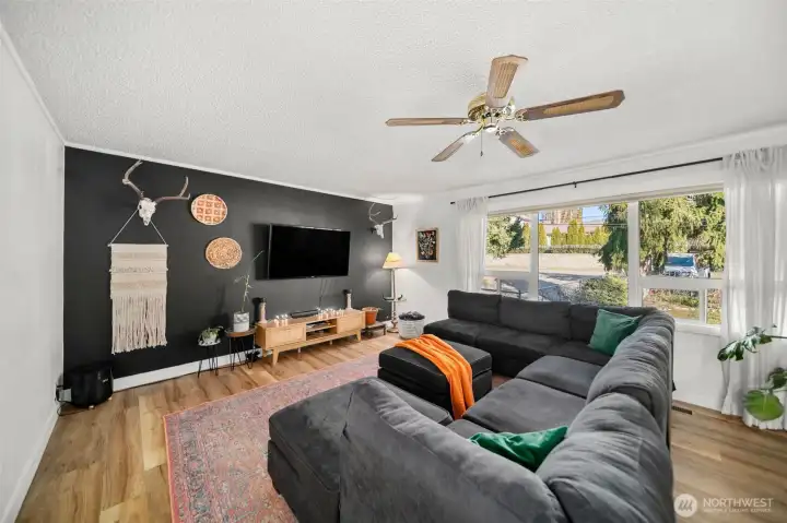 Great natural light - vinyl windows throughout