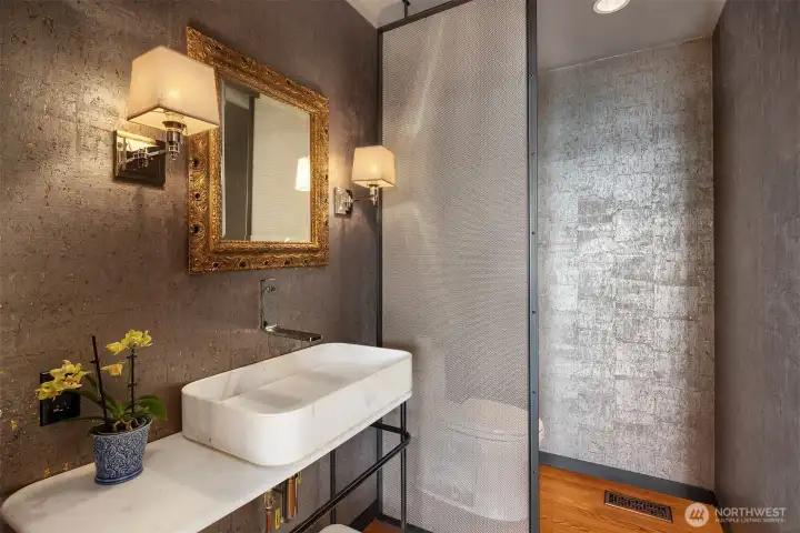 Signature Olson Kundig luxe-industrial design throughout