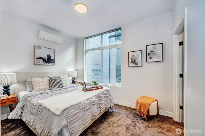 The primary suite occupies the third floor, offering a private retreat complete with a generous en-suite bath and ample closet space.