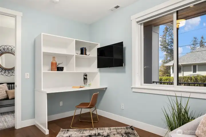 Entry level office/guest room.