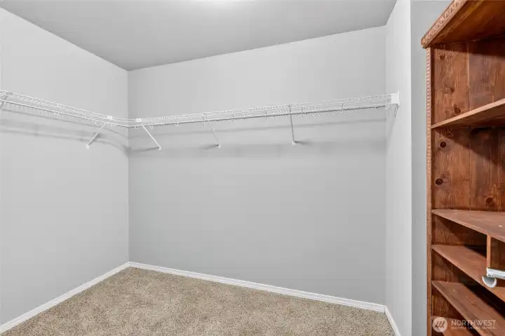 Large walk-in closet / Linen closets