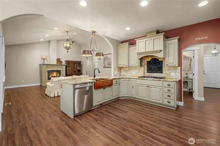 Nice view of the open concept living area