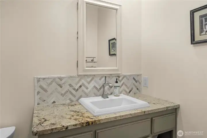 It's own bathroom
