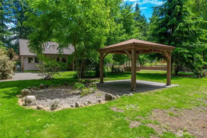 Back yard gazebo