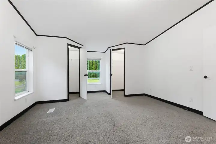 Enjoy Two Separate Closets!