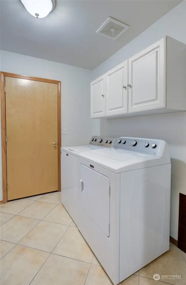 Utility room coming in from garage