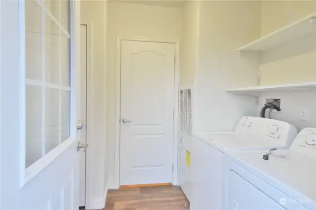 Utility Room off Kitchen & Bath