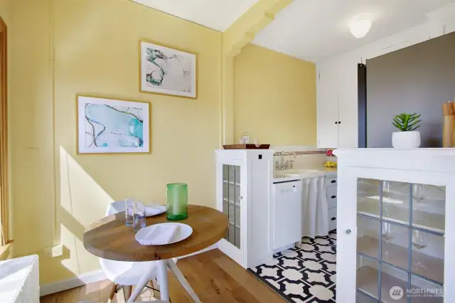 Breakfast nook.