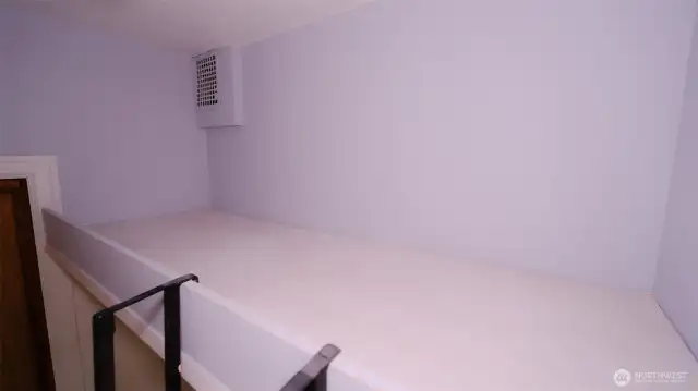 Storage or use with a mattress as a bunk.
