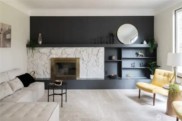 Sunken living room