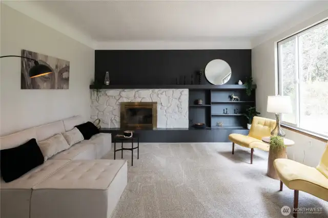 Sunken living room