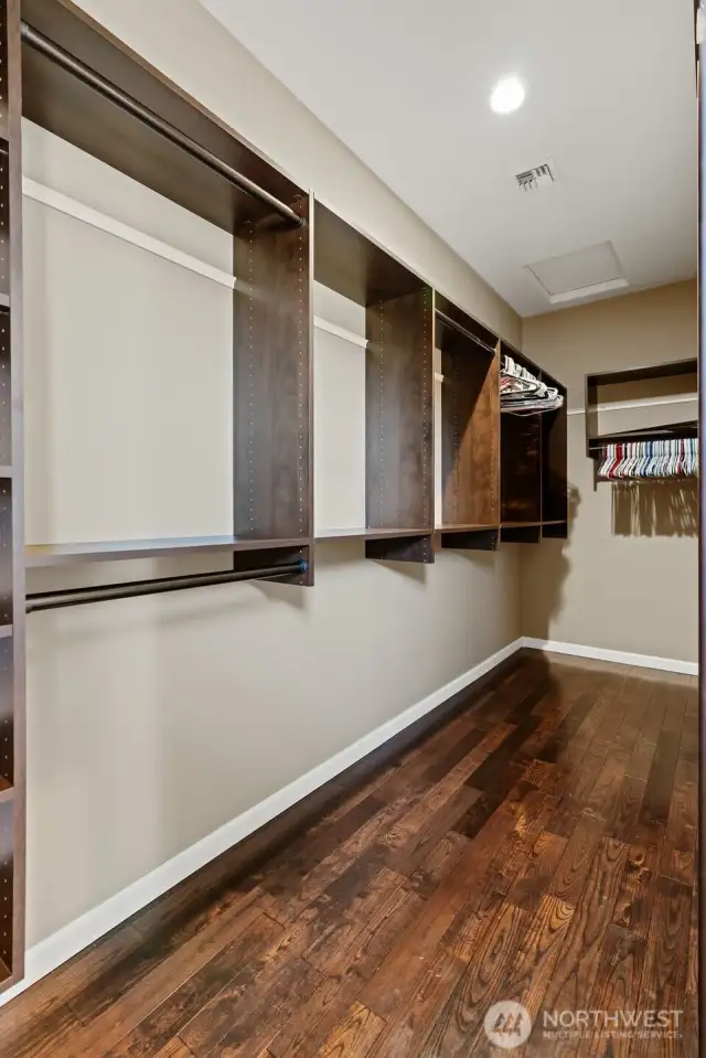 Large walk in closet