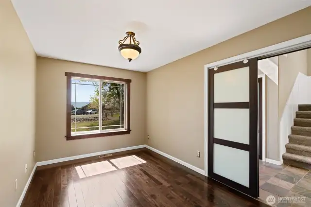 Downstairs office/den