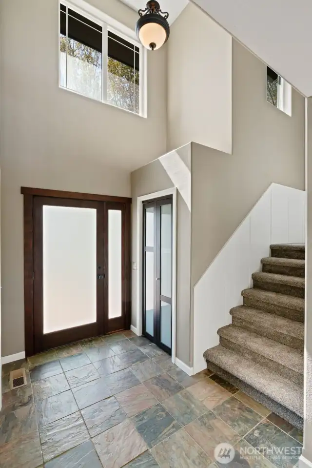 Main entry/stairs