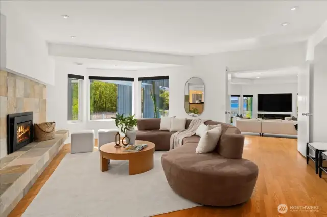 Living room #2 with gas fireplace