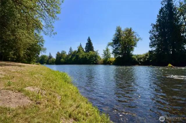Nisqually River, great to enjoy on those hot summer days.  Great for floating.