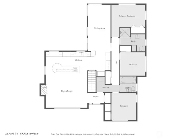 Main level floor plan
