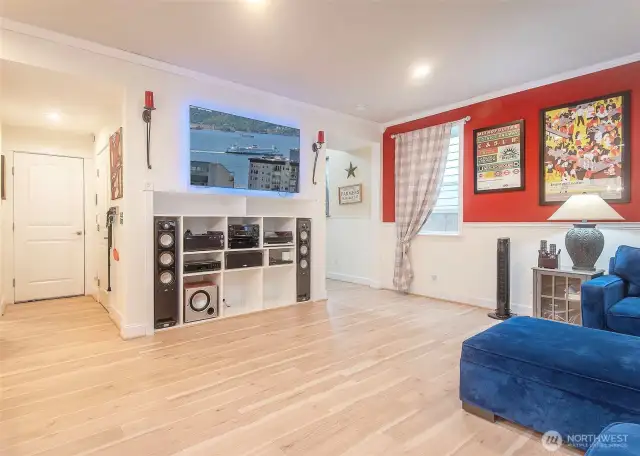 This entire system conveys with the home.